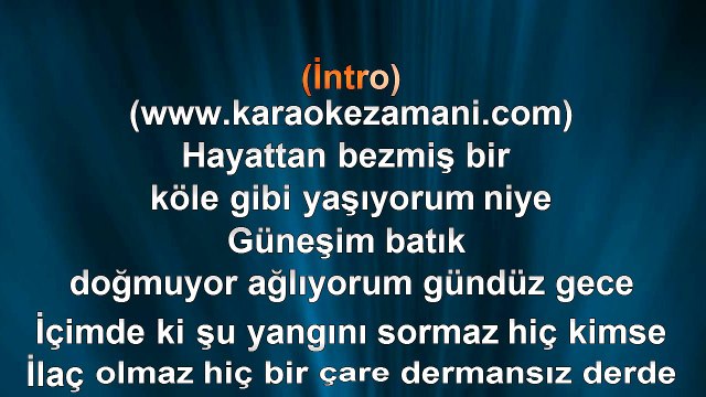 Hakan Altun - Köle Gibi - 1999 TÜRKÇE KARAOKE