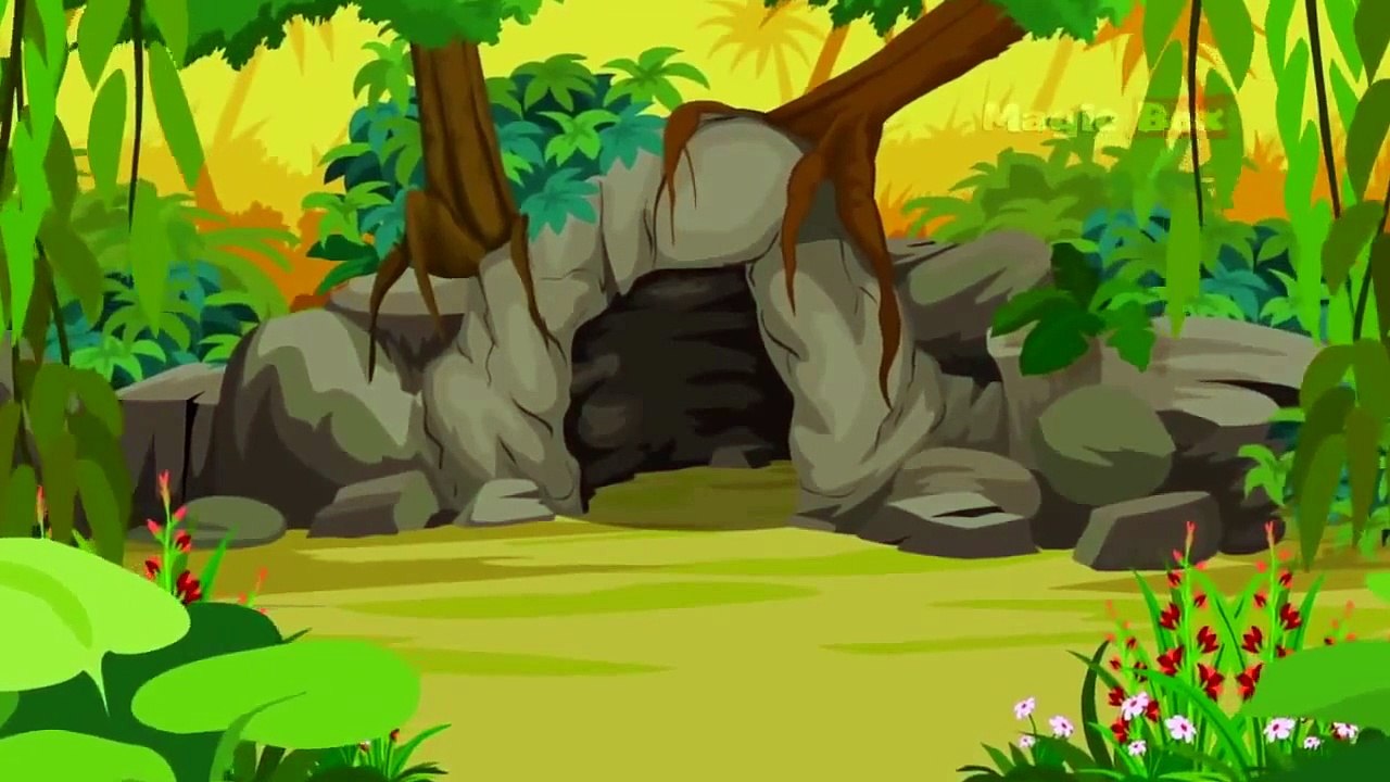 Fox And The Otters Jataka Tales In English Animation / Cartoon Stories For Kids