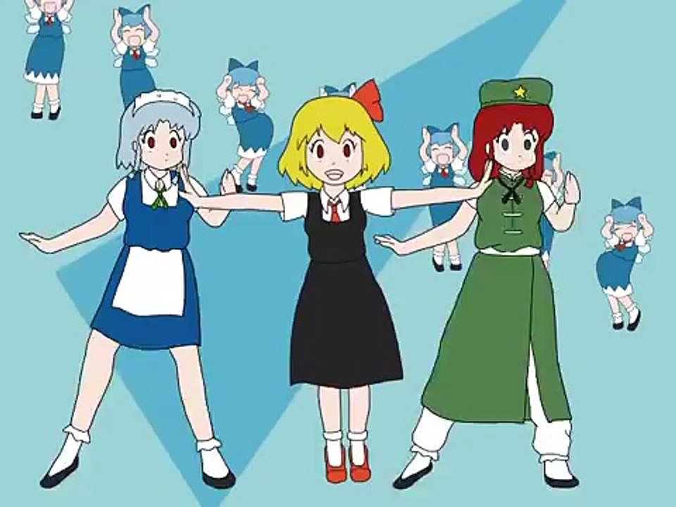 【Touhou × Ranma 1/2 OP1 MAD】中国と呼ばないで【手書き】