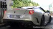 White Ferrari 599 GTO Revs   Accelerate sounds!! 1080p HD