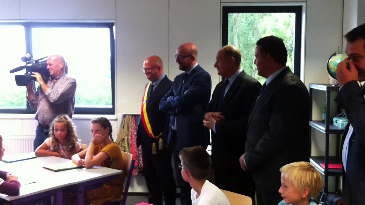 Visite Charles Michel à Frasnes