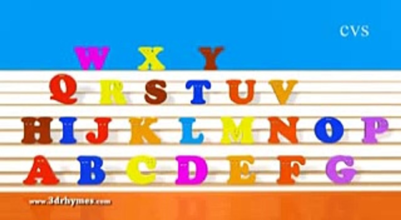 ABC Song   Alphabet Songs   Phonics Song  For children in 3D Animation rhymes