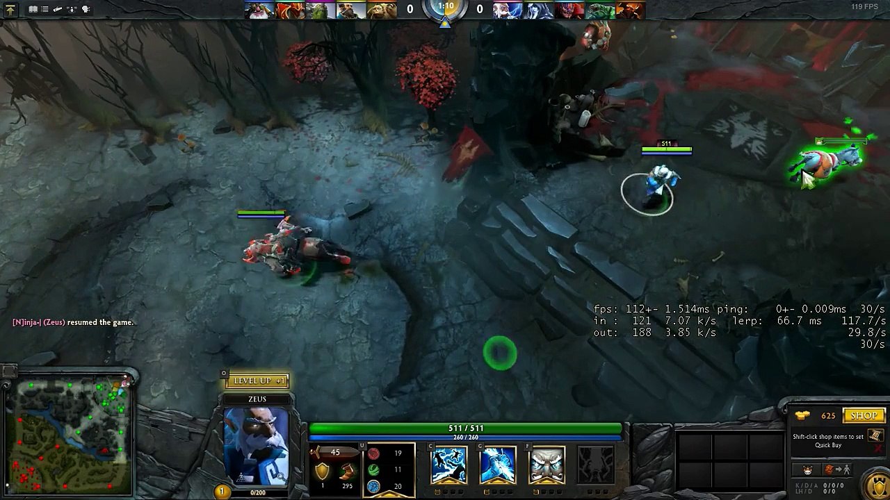 DotA 2 - Nvidia GTX 750, i3 4170 3.7 ghz (High settings) at  1366x768