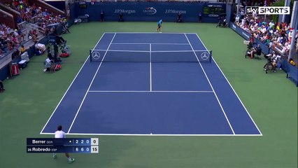 Le coup dans le dos magique de Tommy Robredo (US Open 2015)