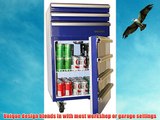Versonel VSL18RTC3B Portable Garage Toolbox Refrigerator 1.8 Cubic Feet Fridge Blue