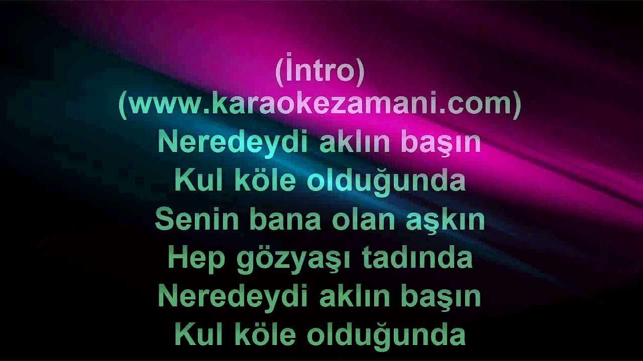 Hakan Altun - Paydos - 2010 TÜRKÇE KARAOKE