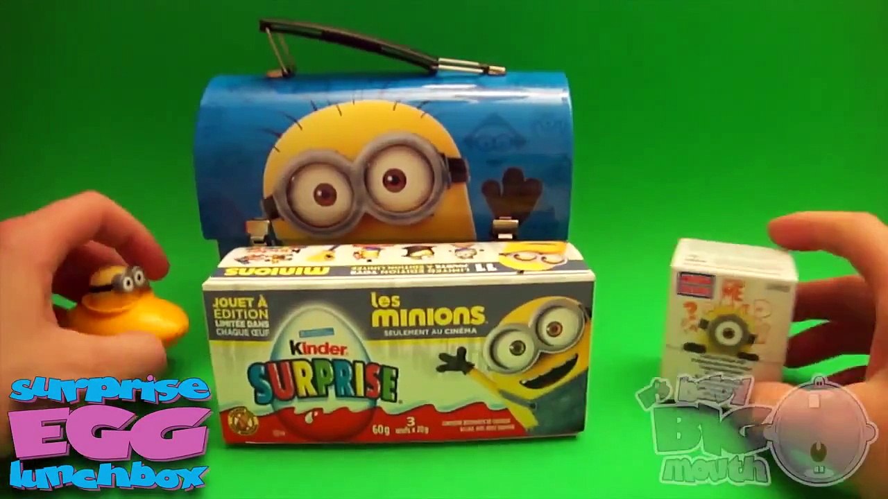 Baby Big Mouth Surprise Egg Lunchbox! Minions Edition!
