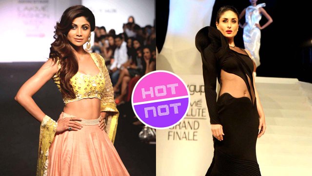 Kareena Kapoor Or Shilpa Shetty - Lakme Fashion Week 2015 I Who wore it best