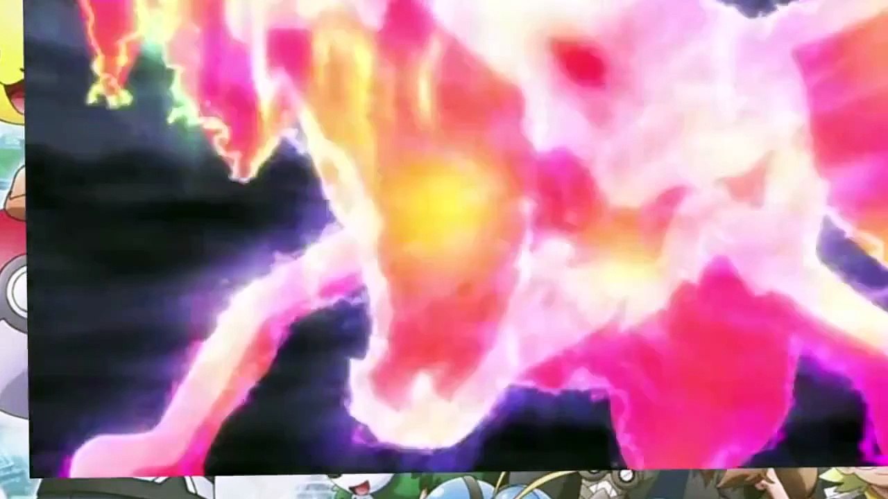 Mega charizard & Mega Metagross VS Primal Groudon & Primal Kyogre Pokemon XY Mega Evolution act 3