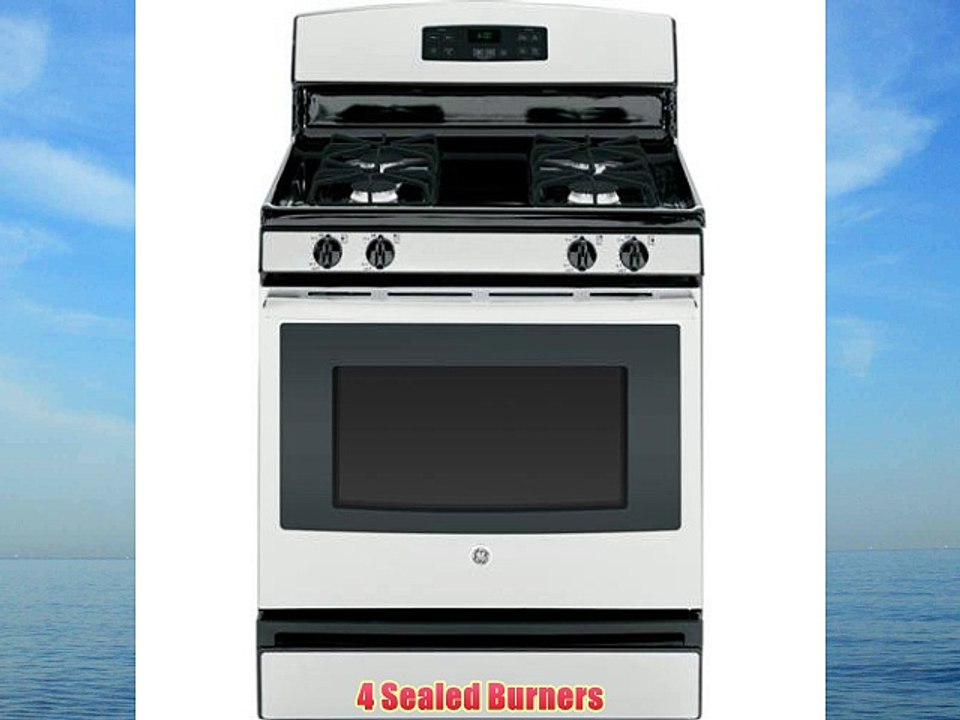 GE JGBS60REFSS 30 Stainless Steel Gas Sealed Burner Range
