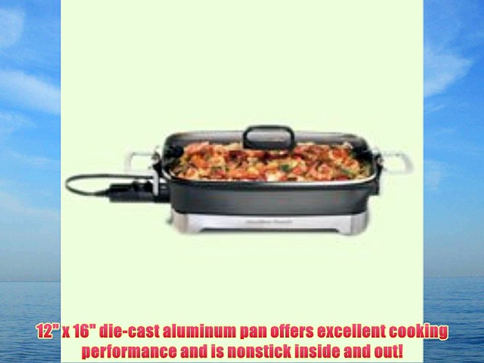 Electric Skillet with Lid
