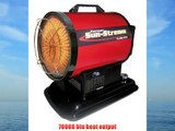 70000 BTU Kerosene Radiant Sun Stream Heater