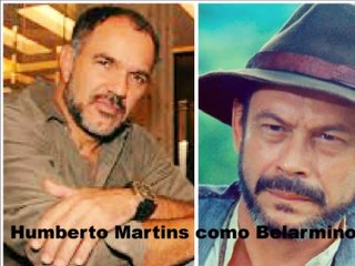 Novela RENASCER Comparação de Elenco