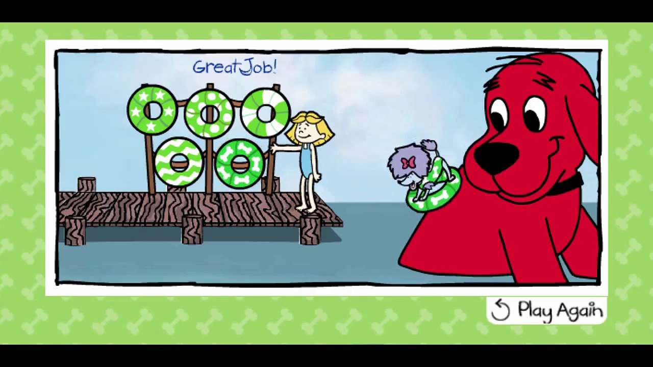 Clifford The Big Red Dog Clifford's Slide Cartoon Animation PBS Kids Game Play Walkthrough