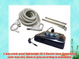 Central Vacuum 30ft 2 way hose Blackhawk electric powerhead kit Nutone Beam Eureka