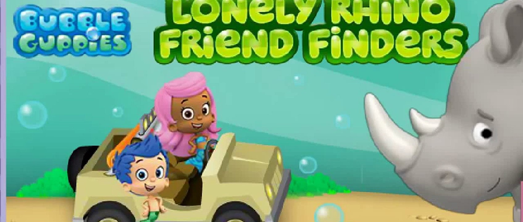Bubble Guppies   Lonely Rhino Friend Finders   Baby Cartoon for Kids