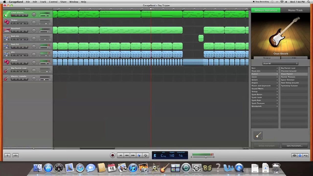 Garageband | Day Tripper (Instrumental)- The Beatles *NEW*