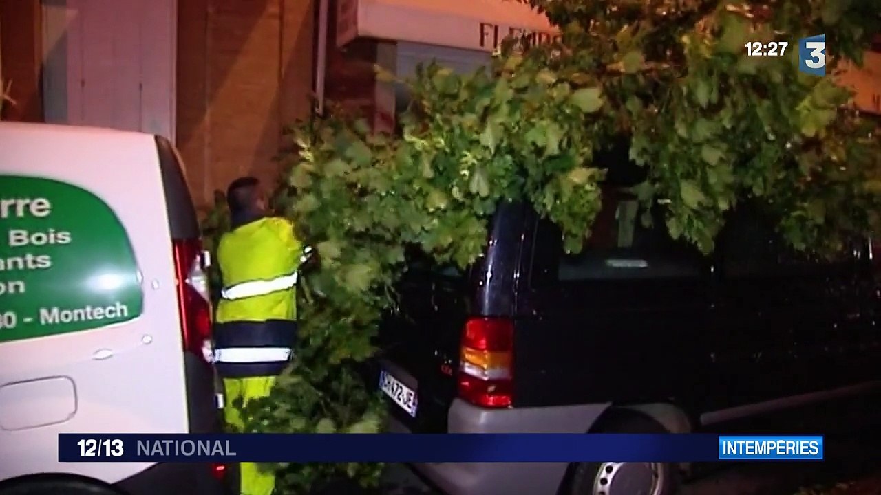 De violents orages ont touché le sud-ouest de la France