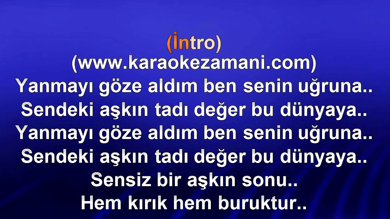 Hakan Altun - Tercihimdir - 2010 TÜRKÇE KARAOKE