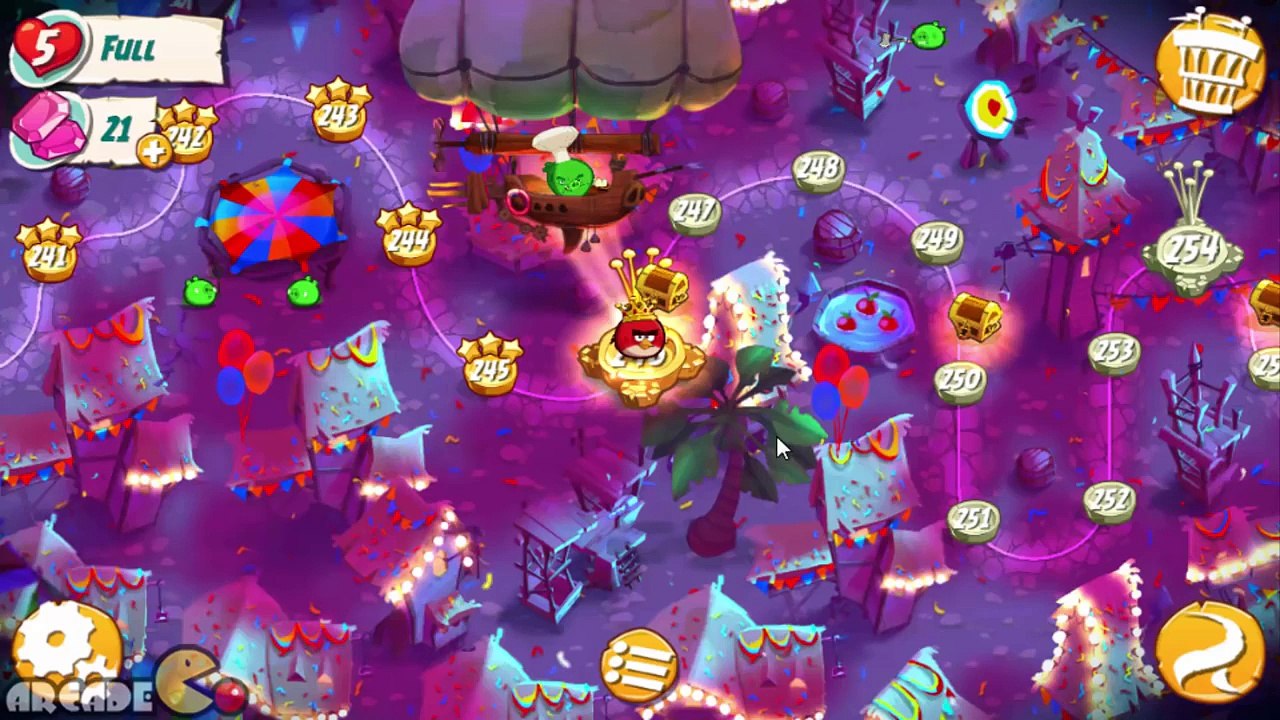 Angry Birds 2 - New Level Pigsyland 246 -250 Walkthrough 3 Stars!