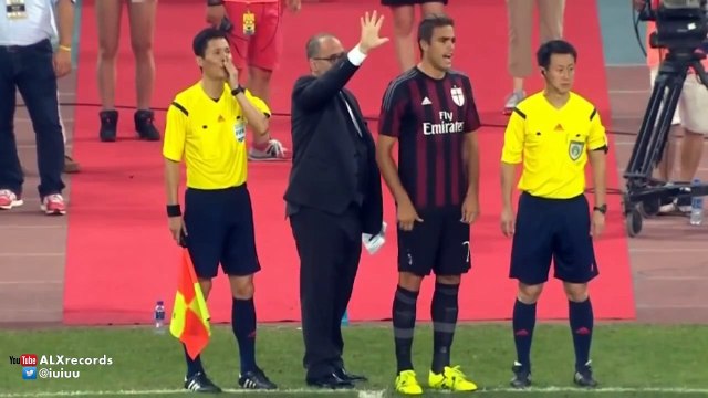AC Milan's Matri funny . was sent on the pitch for 5 seconds Real Madrid & AC Milan 2015