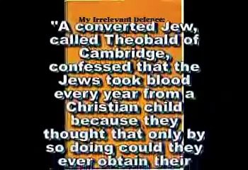 Jewish Ritual Murder Revisited part 3