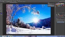 Como hacer efecto nieve en una imagen - Tutorial photoshop rapido y facil