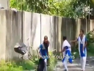 School Girls escape from School