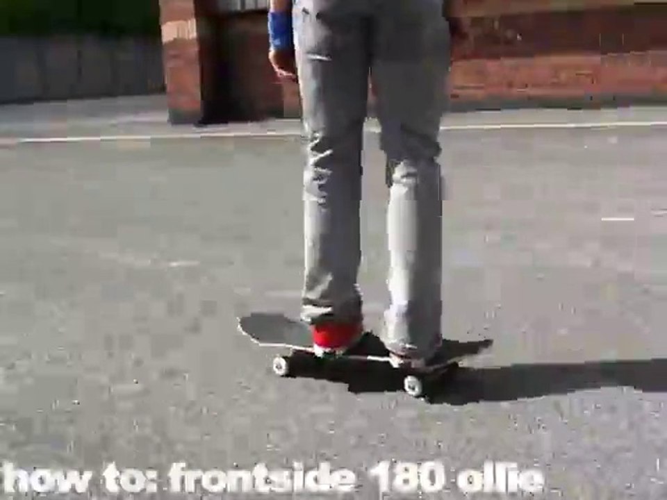 'The Back Pocket Beginners Bible' - Street video tutorial 2: Frontside 180 Ollie