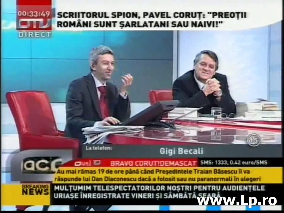 Gigi Becali vs Pavel Corut-show de zile mari,high quality