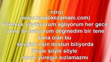 Hakan Altun - Yollara Taşlara - 2006 TÜRKÇE KARAOKE