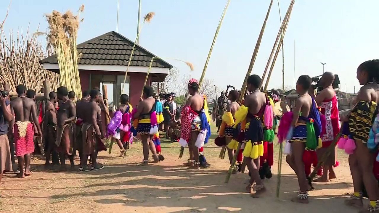 'Jungfrauen'-Tanz für König von Swasiland in der Kritik