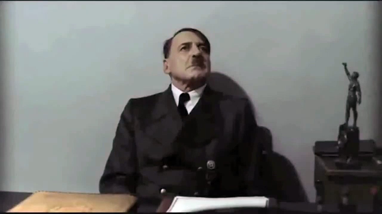 Hitler is informed the subtitles are in Chinese