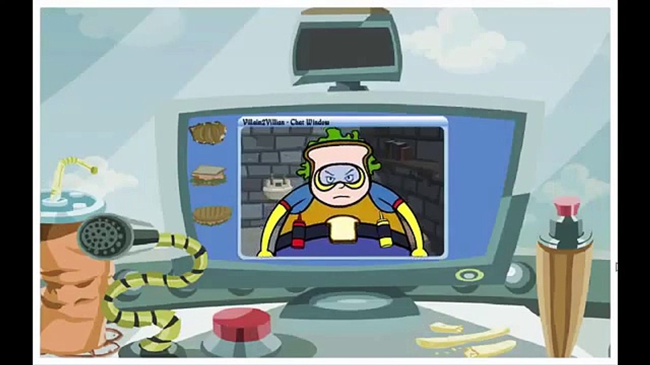 Word Girl Chuck's Extreme Sandwich Crusher Cartoon Animation PBS Kids Game Play Walkthroug
