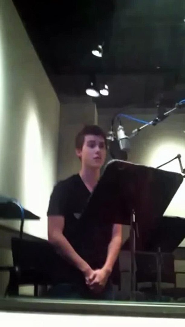 Jeremy Shada (AKA) Finn the human voice acting in the studios. - video  Dailymotion