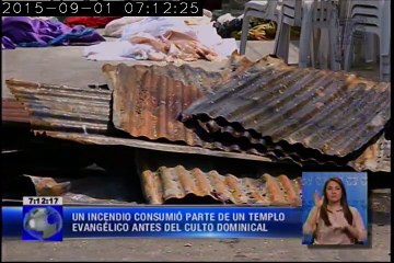 Incendio destruyó vivienda de anciano y discapacitado en Guayaquil