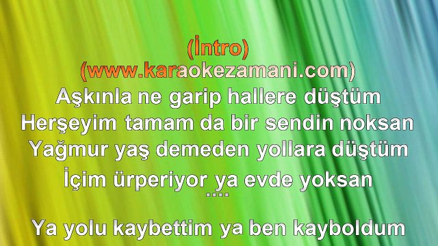 Hakan Sarıca - Ya Evde Yoksan - (Orhan Gencebay - Cover ) - (2013) TÜRKÇE KARAOKE