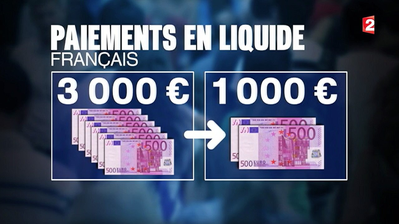 Les paiements en espèces plafonnés