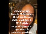 Tribute To Our Fallen Soldiers - US Marine Sgt. Camella M. Steedley, 31, of San Diego, Calif.
