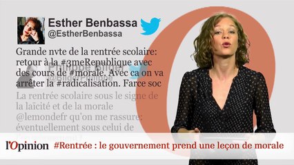 #tweetclash : #Rentrée : le gouvernement prend une leçon de morale