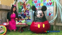 Disney Junior Videos WORLD BIGGEST GIANT EGG SURPRISE OPENING Mickey Mouse Clubhouse Minnie toys