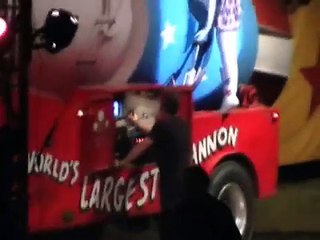 HUMAN CANNON BALL - COLE BROS CIRCUS