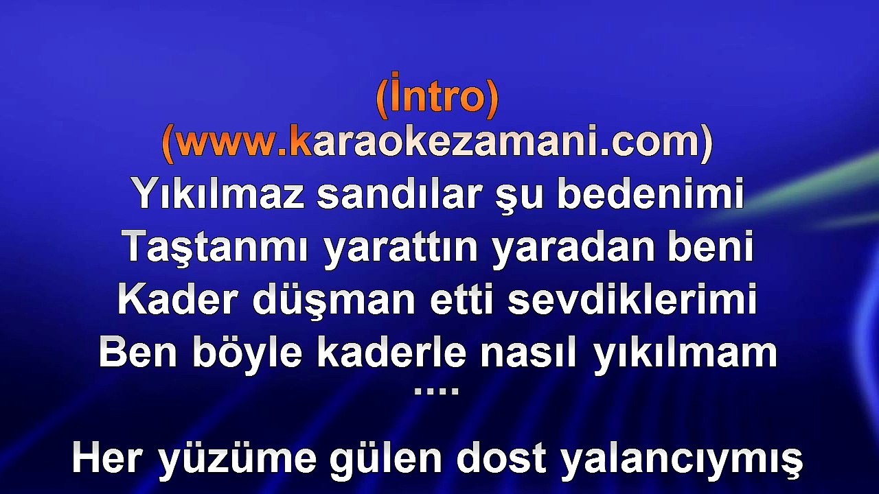 Hakan Taşıyan - Nasıl Yıkılmam - 1997 TÜRKÇE KARAOKE