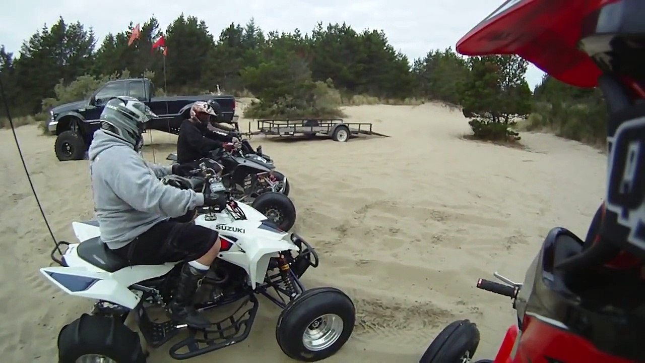 atv riding florence oregon jumps trails go GO PRO HD 720P helmet cam