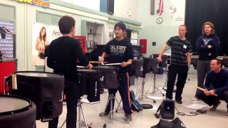 Blue Devils 2014 Drumline Auditions - Kaito/Brandon playing Flams.