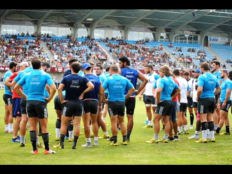 Perpignan : l'équipe de France de rugby à Aimé Giral