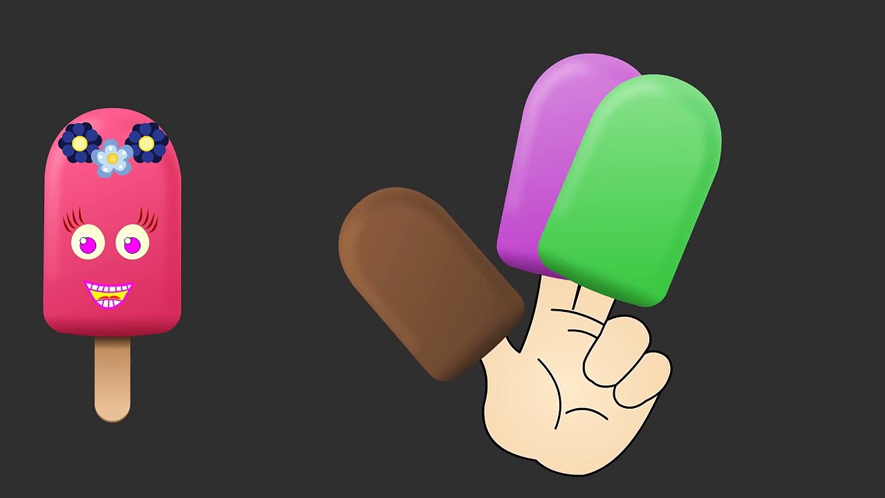 Ice Cream Finger Family  -  Daddy Finger Song