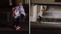 Justin Bieber High Speed Skateboarding