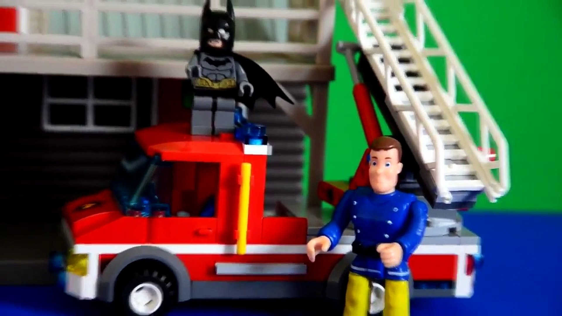 Fireman Sam Episode Batman lego Rescue Lego Fire Engine Story - video  Dailymotion