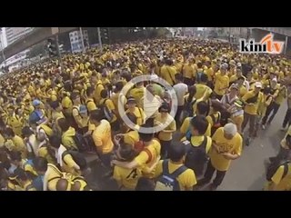 12.45pm - Jumlah peserta makin ramai, hampiri 30,000